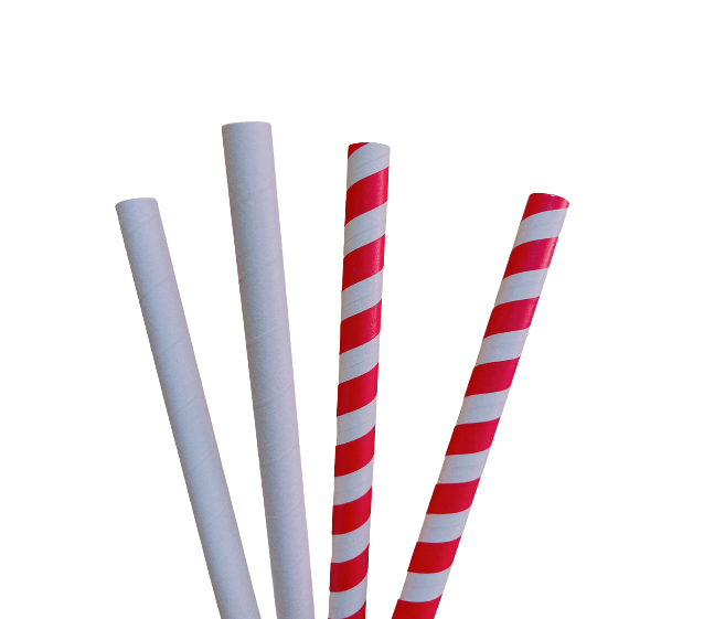 Red & Green Striped Stirring Straws