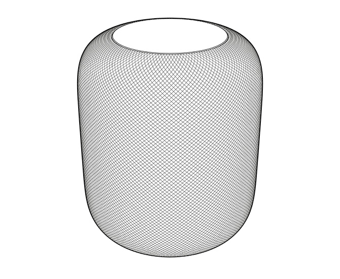 HomePod Mesh Drawing