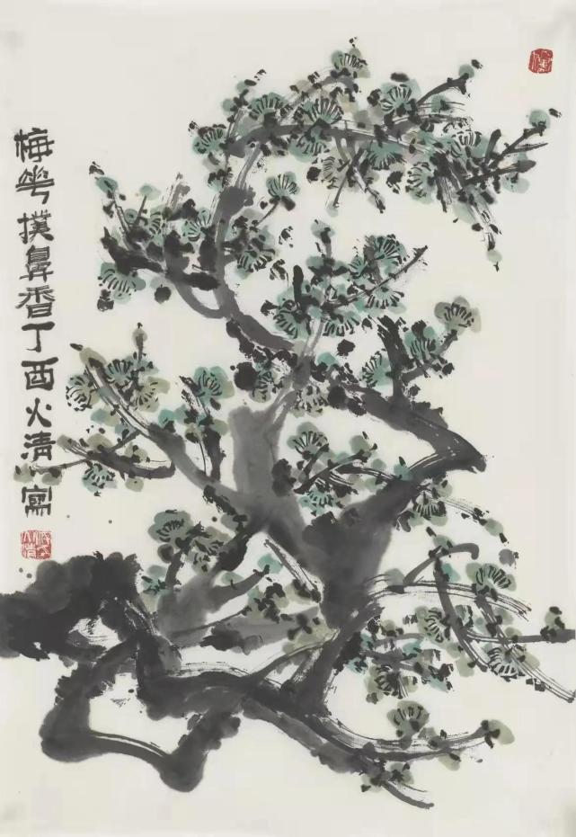 画梅明方孝孺图片