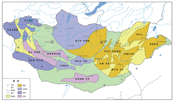 蒙古国金矿分布图图片